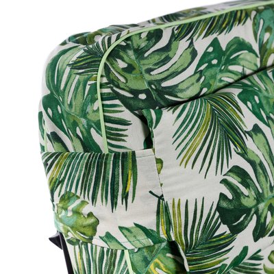 Шезлонг Ost-Fran JANET тканина лонета Багамас зелена 3125 фото