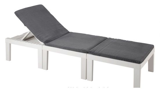 Набір-трансформер 3 в 1 Progarden DUETTO з подушками (лежак/2 крісла та столик), Білий 3584 фото